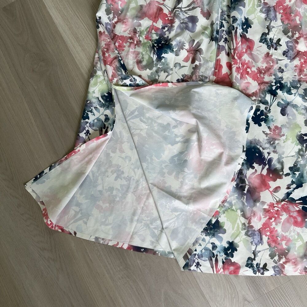 Athleta Lumen Floral Cream Jupe Savannah Skirt Size Large L - Picture 6 of 9